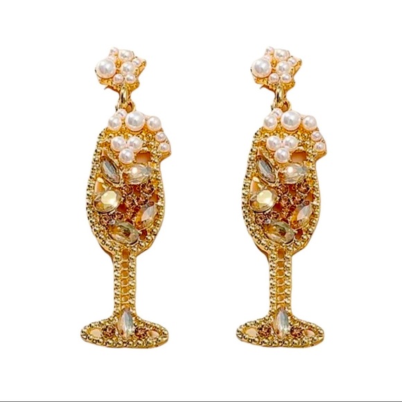 BaubleBar Jewelry 23 New Champagne Bottle Earrings Poshmark